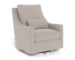 Vera Rocking and Swivel Armchair - Sand / Silver