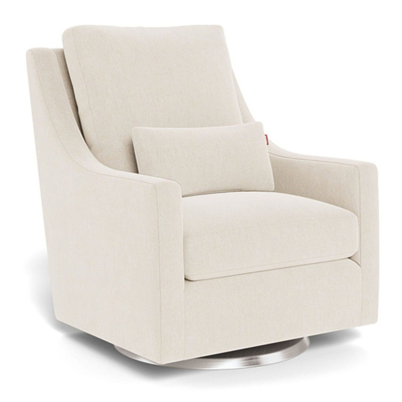 Vera Rocking and Swivel Armchair - Dune / Silver