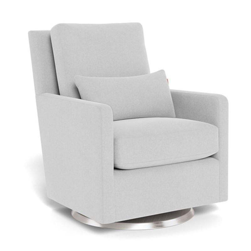 Como Rocking and Swivel Chair - Ash / Silver