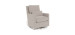 Como Rocking and Swivel Armchair - Sand / Silver