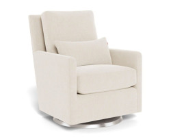 Como Rocking and Swivel Armchair - Dune / Silver