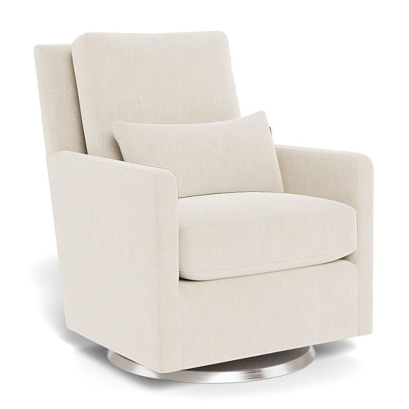 Como Rocking and Swivel Armchair - Dune / Silver