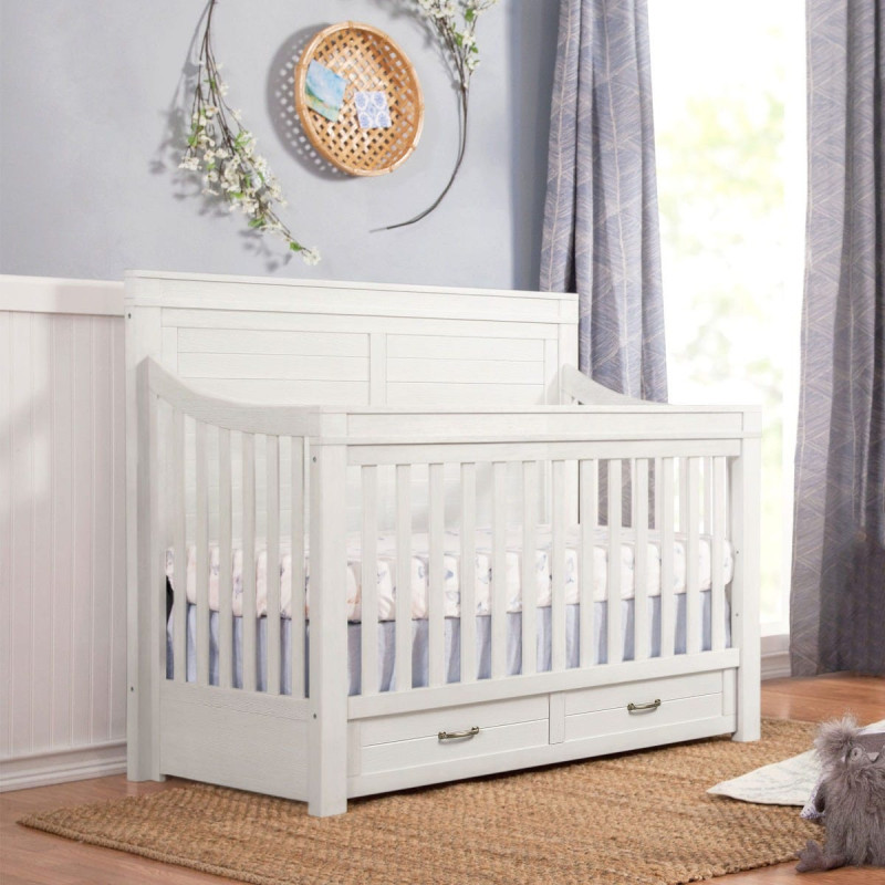 Wesley Farmhouse 4-in-1 Convertible Sleeper - Heritage White