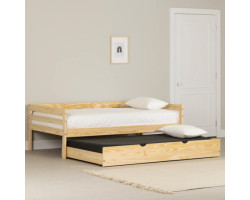 Solid wood daybed with...