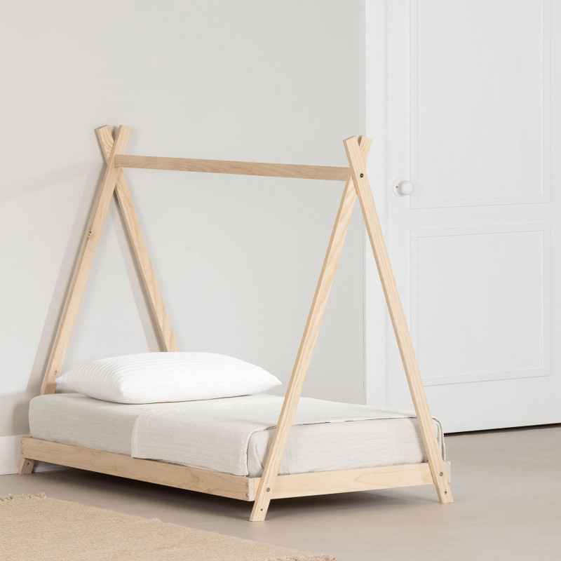 Transitional bed - Sweedi Natural wood
