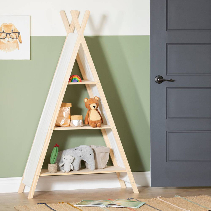 South Shore Étagère Scandinave Tipi Sweedi pour Enfants