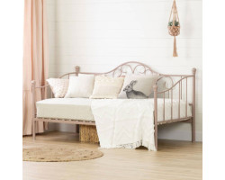 Lily Rose Metal Daybed - Blush Pink