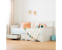 Divan Bed with Storage - Summer Breeze Antique White