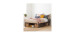 Double Bed with Storage Baskets - Avilla Autumn Oak