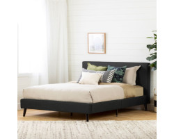 Full Queen Upholstered Bed - Gravity Matte Charcoal