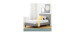 Fusion Single Bed - Medium Gray