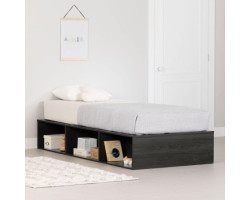 Single platform bed with...