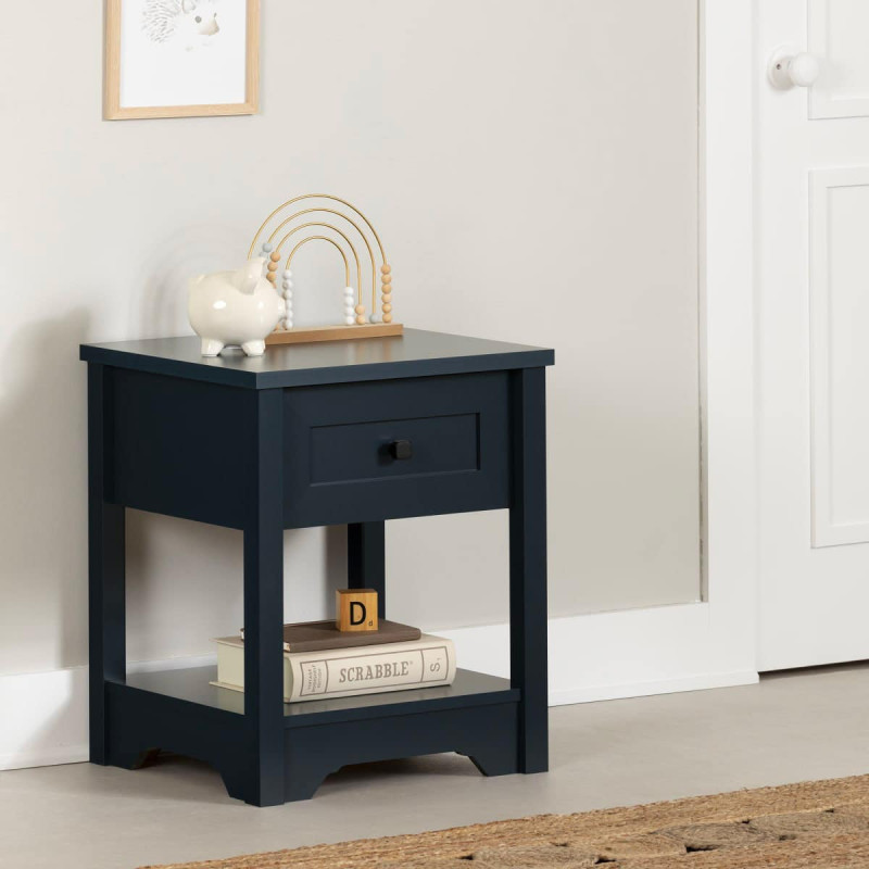 South Shore Table de nuit - Hazen Bleu Marine