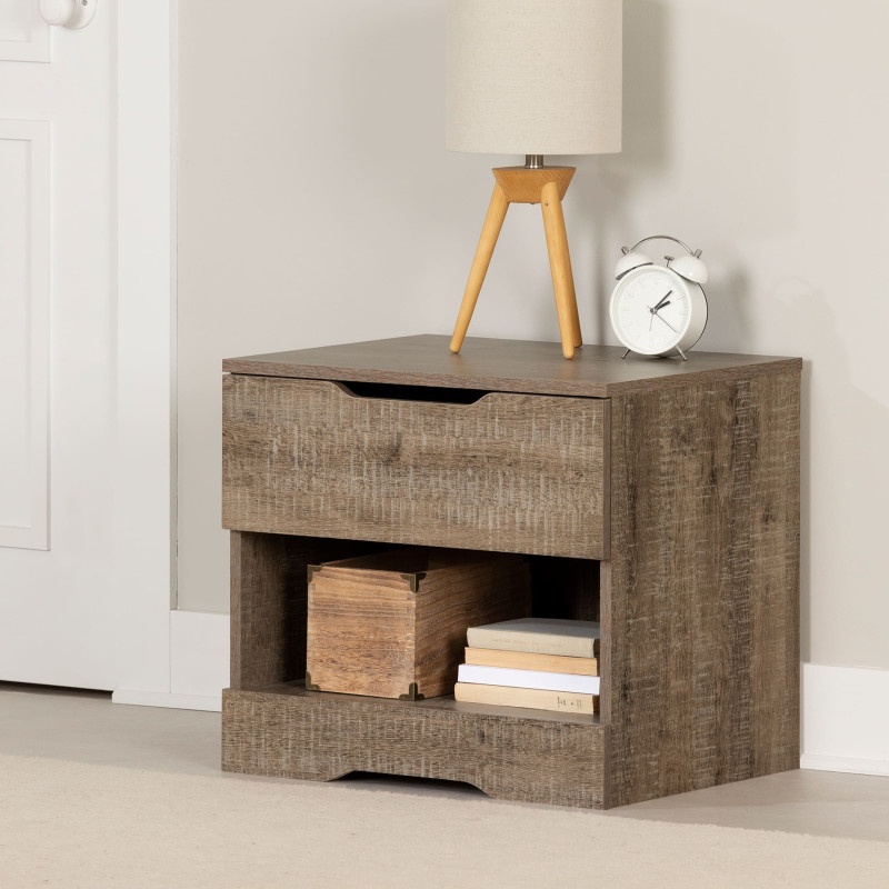 1 Drawer Nightstand - Holland Aged Oak