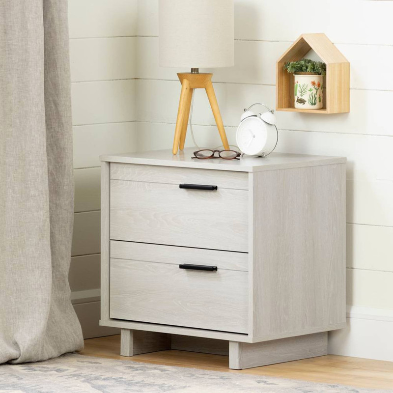 Fynn 2-Drawer Nightstand - Winter Oak