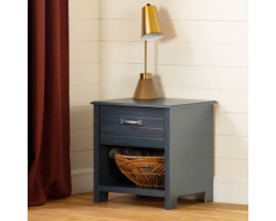 Asten Nightstand - Blueberry