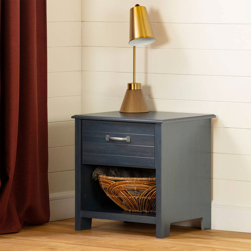 Asten Nightstand - Blueberry