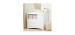 Peek-a-boo Changing Table - Solid White