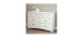 Tiara 6-Drawer Double Dresser - Solid White