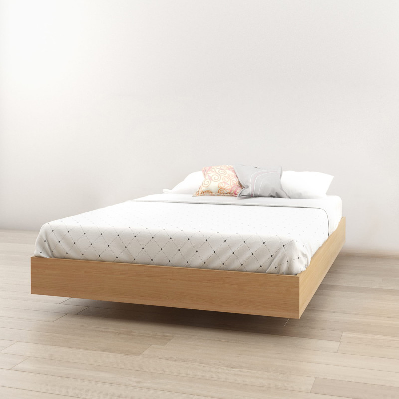 Fiji Double Platform Bed - Natural Maple