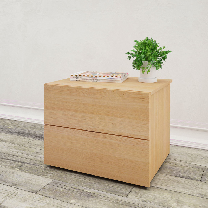 Aruba Nightstand - Natural Maple