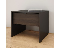 Celeste Nightstand - Black and Ebony