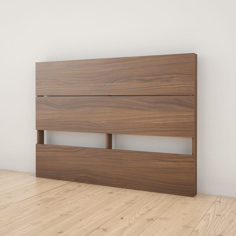 Axel Double Plank Headboard - Walnut