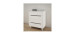 Aura 4-Drawer Desk - White