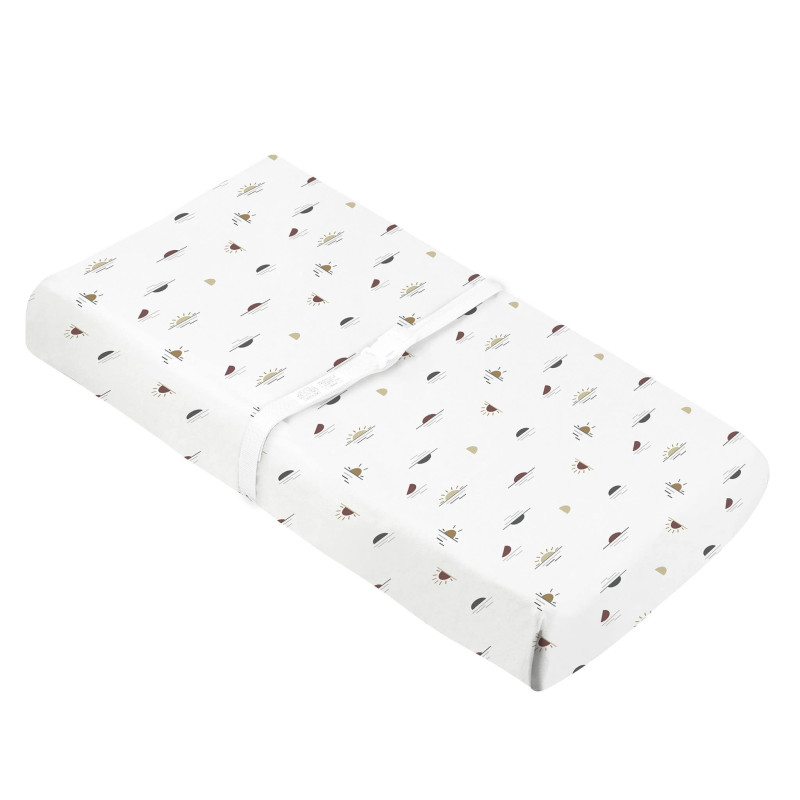 Percale Changing Cover - Suns