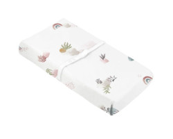 Kushies Couvre à Langer Percale - Floral