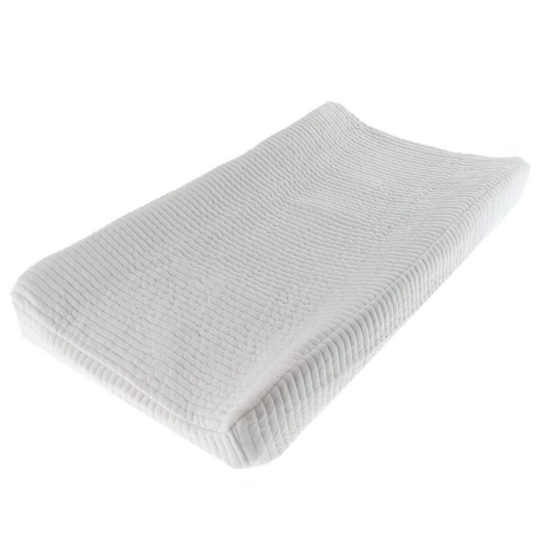 Ribbed Changing Pad - Gray