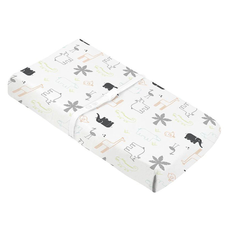 Percale Changing Pad - Jungle
