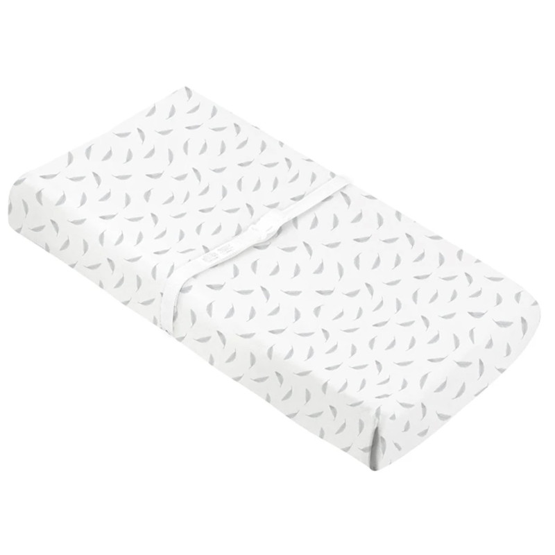Changing Pad - Gray Feathers