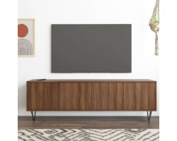 Slim Audio-Video Unit - Walnut