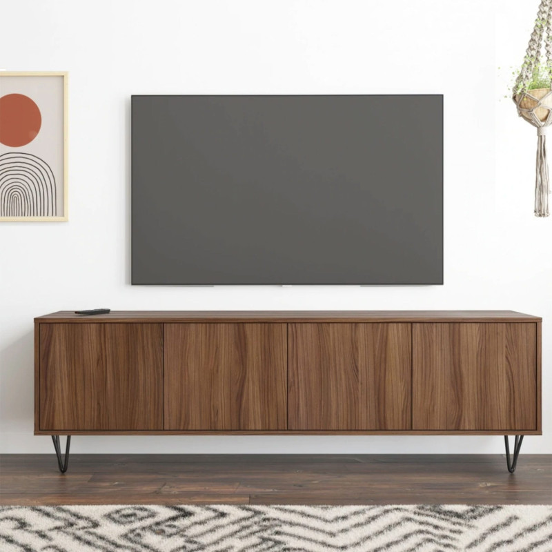 Slim Audio-Video Unit - Walnut