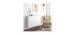 Nexera Console de Rangement Slim - Blanc