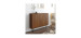 Slim 2-Door Storage Console - Walnut