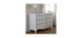 Pali Design Bureau 6 Tiroirs Diamante Blanc Vintage