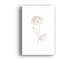 Patlin Cadre - Fleur Rose