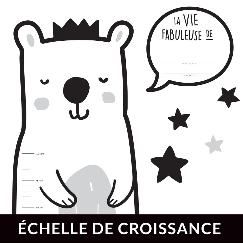 Growth Chart - French Bear