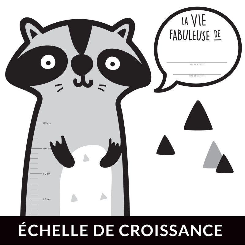 Clément - Impressions Échelle de Croissance - Raton Français