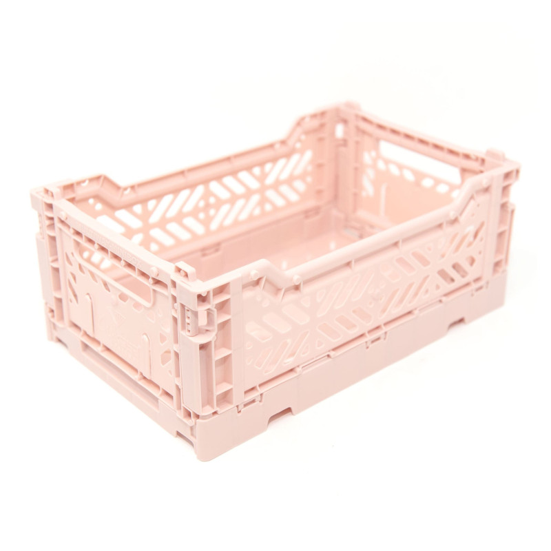 Mini Storage Basket - Rose Milk Tea