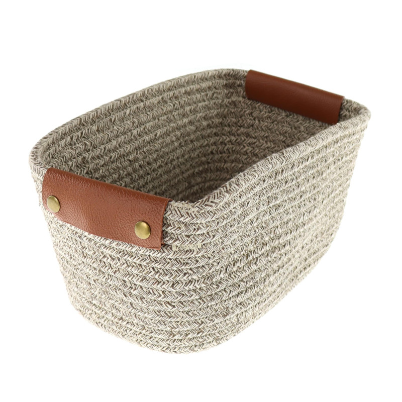 Woven Basket - Greige