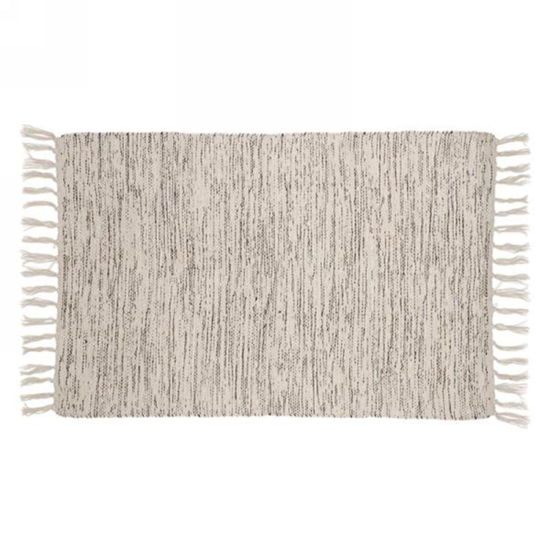 Attitudes Import Tapis Tissé - Naturel / Noir