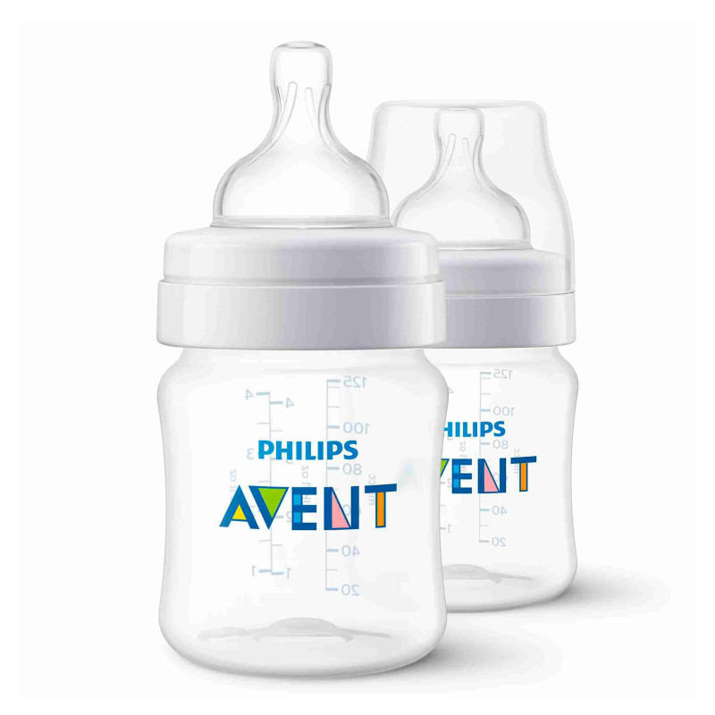 4oz Baby Bottle Set of 2 Anti-Colic