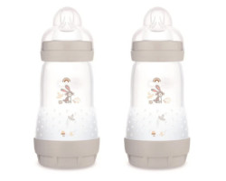 9oz Baby Bottles (2) Matte Ivory