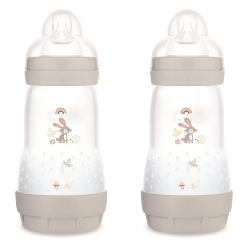 9oz Baby Bottles (2) Matte Ivory
