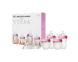 Bottles and Teats Set - Pink