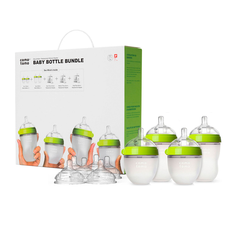 Bottles and Teats Set - Green