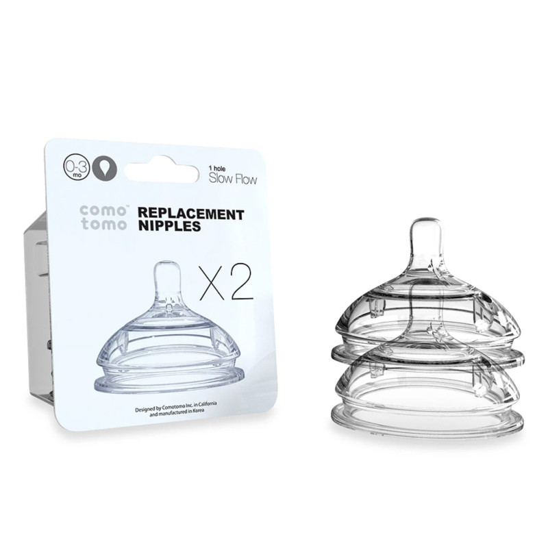 Natural Silicone Pacifier 0-3 months - Slow Flow